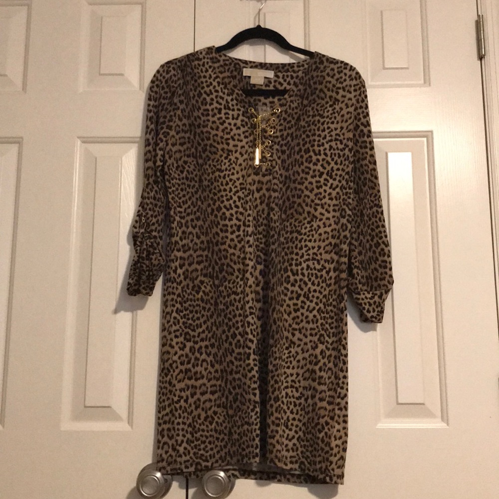Michael Kors Leopard Print Dress